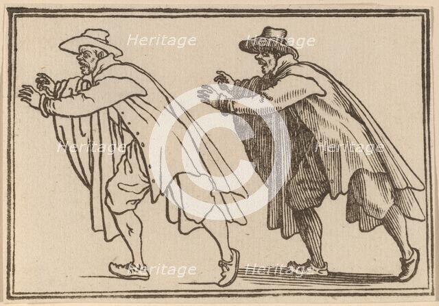 Man Moving Abruptly, 1621. Creator: Edouard Eckman.