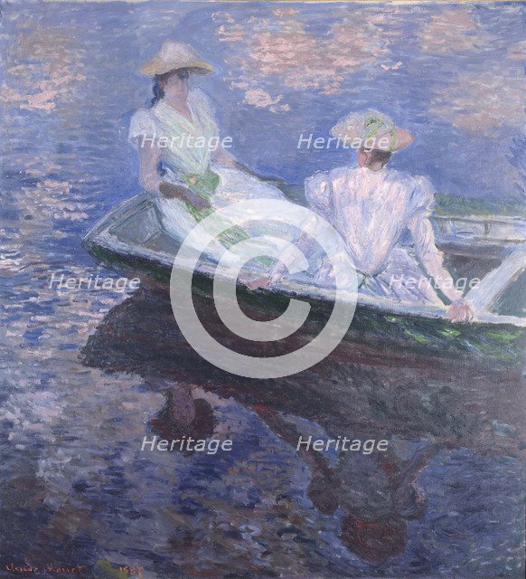 On the Boat, 1887. Artist: Monet, Claude (1840-1926)