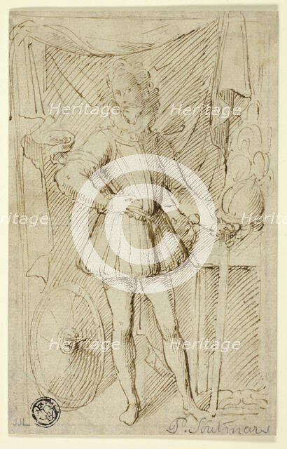 Portrait of a Nobleman in Armor, n.d. Creator: Pieter Soutman.