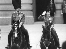 Trooping the Colour, Buckingham Palace, London, 1976. Artist: Unknown