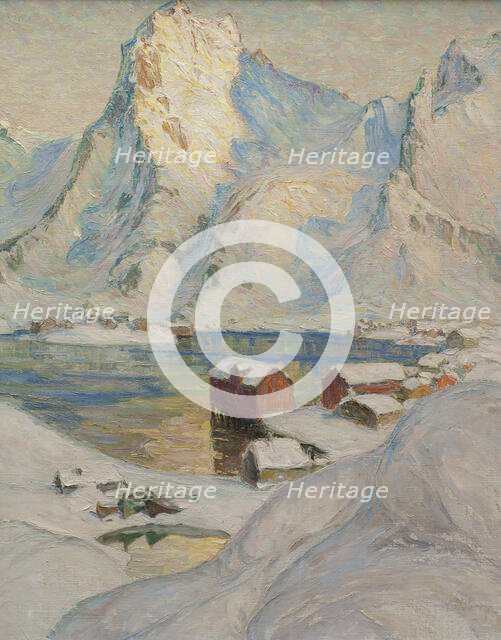 An Arctic Spring Day. Study from North Norway, c1900s. Creator: Anna Katarina Boberg.