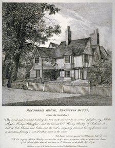 The Rector's House on Newington Butts in Southwark, London, 1795.                          Artist: Anon