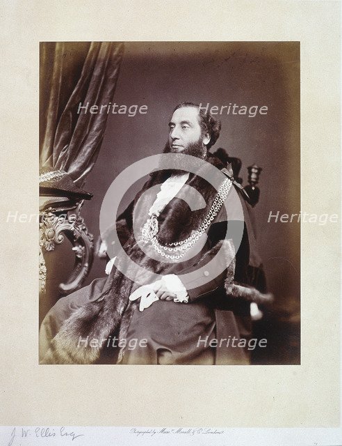 Sir John Whittaker Ellis, c1865. Artist: Maull & Co