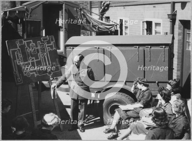 Royal Air Force No. 2 School of Photography, Palatine Road, Blackpool, 1942-1943. Creator: Barnet Saidman.
