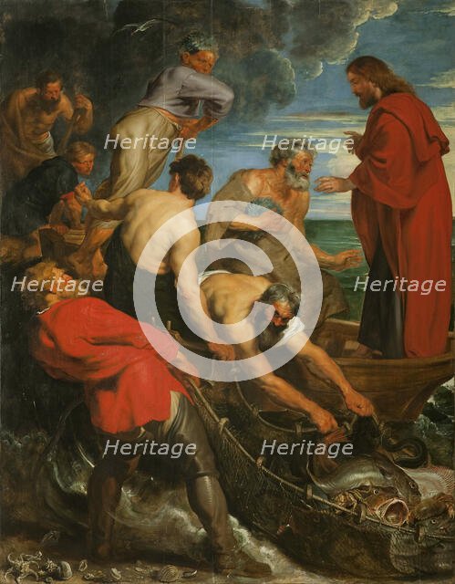 The Miraculous Draught of Fishes (Triptych, central panel), 1618-1619. Creator: Rubens, Pieter Paul (1577-1640).
