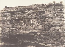 Jérusalem, Village de Siloam, Vue générale, 1854. Creator: Auguste Salzmann.