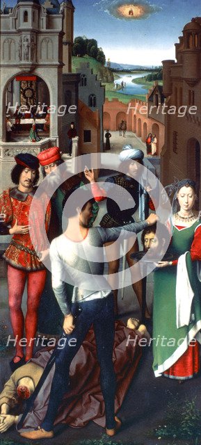 Triptych of St John the Baptist and St John the Evangelist, 1479 Artist: Hans Memling