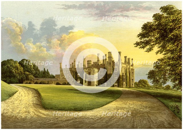 Eggesford House, Devon, home of the Earl of Portsmouth, c1880. Artist: Unknown