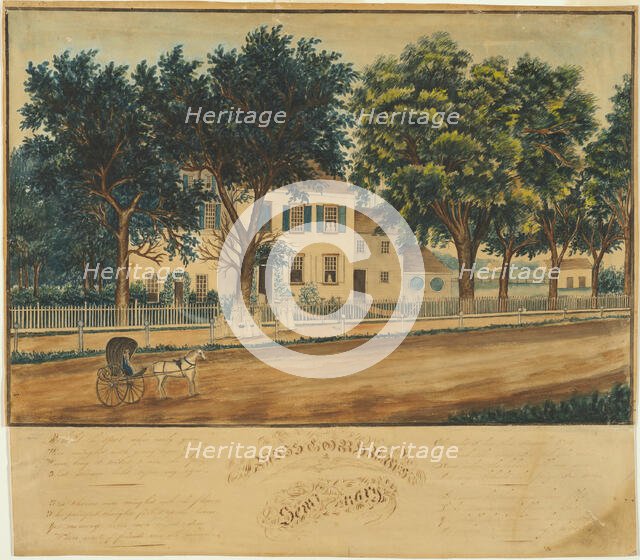Miss Gorham's Seminary, 1820/29. Creator: Unknown.