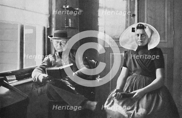 A Dutchman and his wife, 1912. Artist: Charles Lefebure.