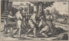 Return of the Prodigal Son, from The History of the Prodigal Son, ca. 1540., Creator: Sebald Beham.