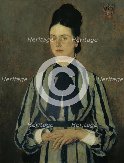 Rosine Fischler, Countess Treuberg, 1877. Creator: Wilhelm Maria Hubertus Leibl.