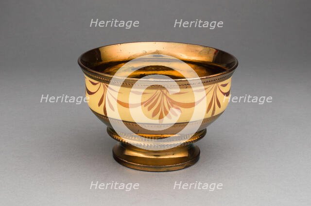 Bowl, Staffordshire, c. 1830. Creator: Staffordshire Potteries.