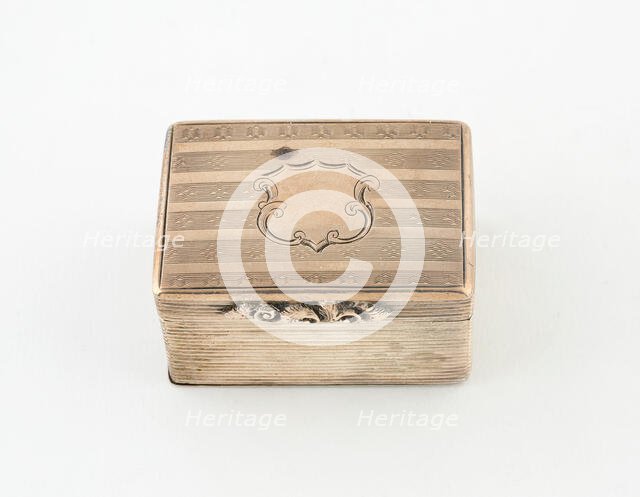 Nutmeg Grater, Birmingham, c. 1842/43. Creator: Marked CW.