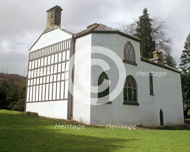 Timber-framed black and white house, 18th century. Artist: Unknown