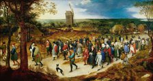 Le Cortège des Noces (The Wedding Cortège). Creator: Brueghel, Jan, the Elder (1568-1625).