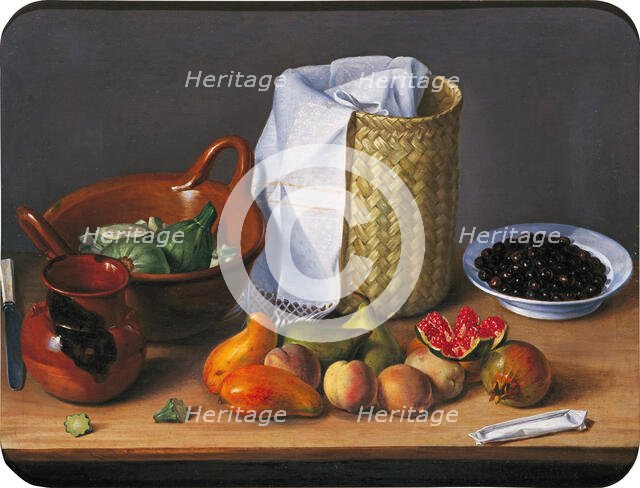 Still Life, 1840-1860. Creator: Arrieta, José Agustín (1802-1879).
