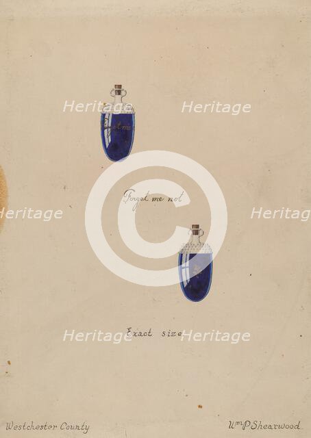 Perfume Bottle, c. 1936. Creator: William P. Shearwood.