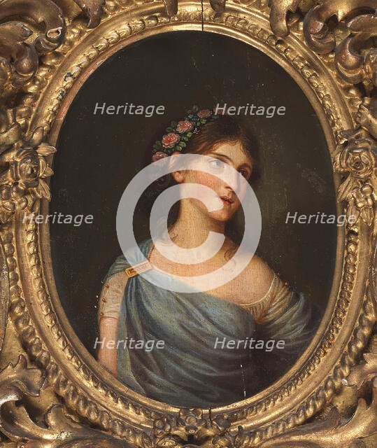 Portrait of Varvara Ivanovna Ladomirskaya (1785-1840), later Princess Naryshkina. Creator: Guttenbrunn, Ludwig (1750-1819).