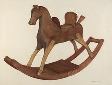 Rocking Horse, c. 1941. Creator: Selma Sandler.