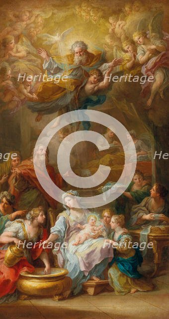 The Nativity of the Virgin, 1756. Creator: Conca, Sebastiano (1680-1764).