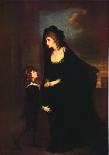 'Mrs. Siddons and her Son in the Tragedy of Isabella', 1784. Artist: William Hamilton.