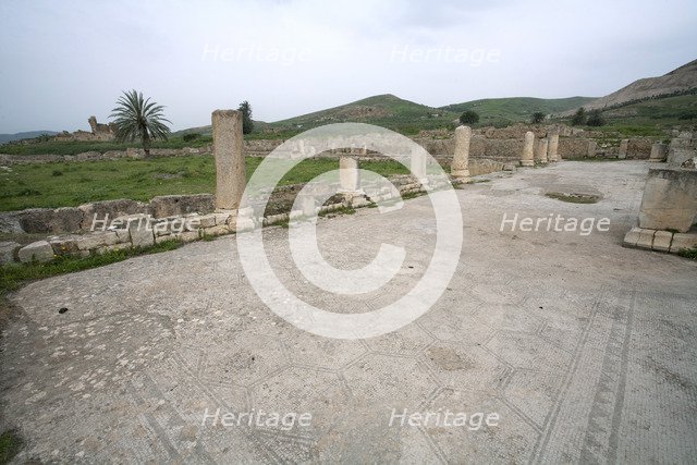 The Monumental Esplanade at Bulla Regia, Tunisia. Artist: Samuel Magal