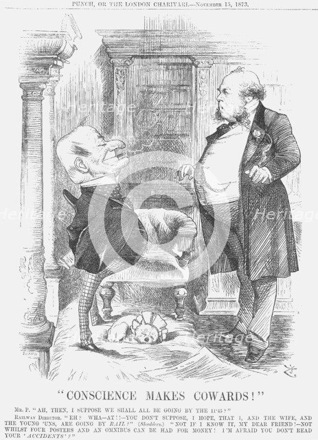 Conscience makes Cowards!, 1873. Artist: Joseph Swain