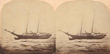 Ship in Ice, Greenland Expedition, ca. 1859. Creator: Isaac Israel Hayes.