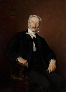 Portrait of Pawel Popiel, 1889. Creator: Kazimierz Pochwalski.