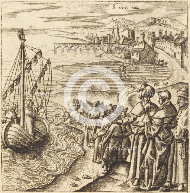 Christ on the Lake, probably c. 1576/1580. Creator: Leonard Gaultier.