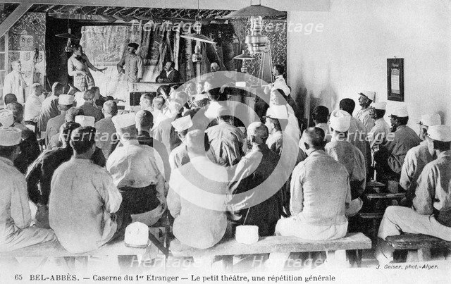 French Foreign Legion, Sidi Bel Abbes, Algeria, 20th century.  Artist: J Geiser