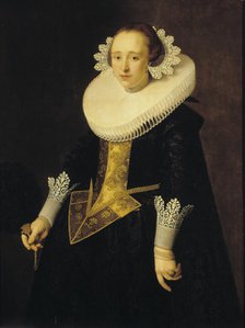 Portrait of a 22-year-old woman , 1628. Creator: Pickenoy, Nicolaes Eliasz. (1588-1650/56).