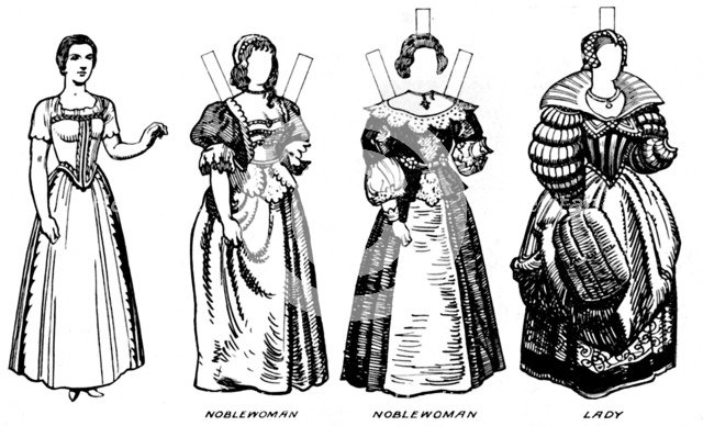 'The Great Gallery of Historic Costume: Dresses Worn in James The First's Reign', c1934. Artist: Unknown.