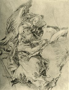 'The Evangelist Matthew', 1743, (1928). Artists: Giovanni Battista Tiepolo, Giovanni Domenico Tiepolo.
