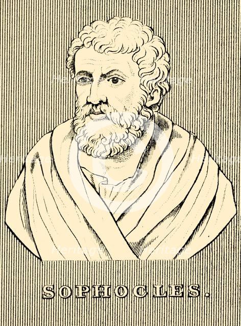 'Sophocles', (c497-405 BC), 1830. Creator: Unknown.