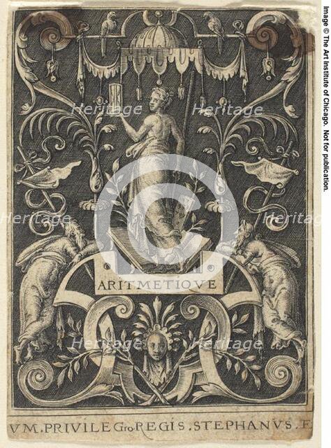 Arithmetic, n.d. Creator: Etienne Delaune.