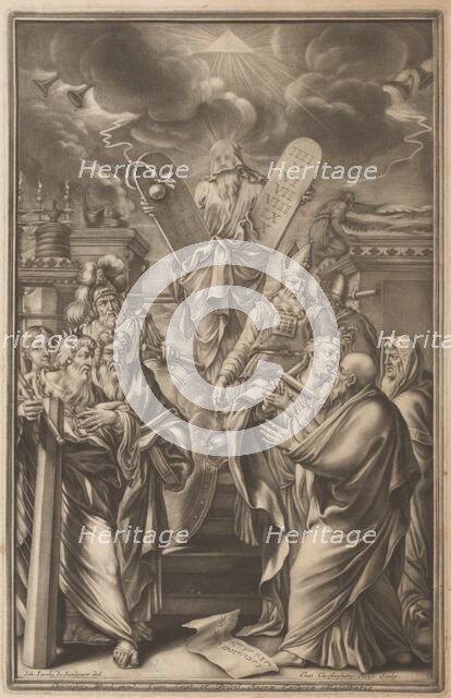 Biblia Ectypa (Pictorial Bible), 1695. Creators: Johann Christoph Weigel, Elias Christoph Heiss, Johann Jakob von Sandrart.