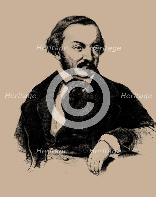 Portrait of the composer Alexander Egorovich Varlamov (1801-1848). Creator: Anonymous.