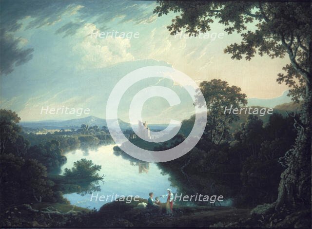 Landscape in Wales, 1809. Creator: Thomas Wright.