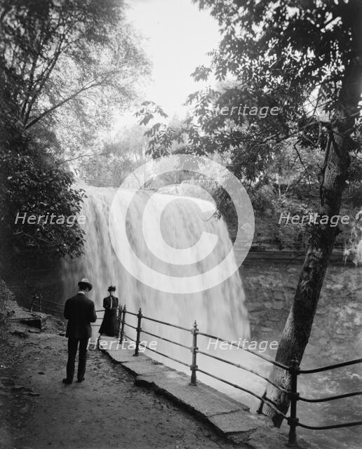 Minnehaha Falls, Minneapolis, Minn., between 1900 and 1910. Creator: Byron Company.