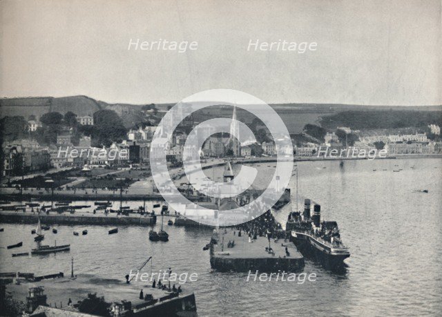 'Rothesay - The Landing-Stage and Esplanade', 1895. Artist: Unknown.