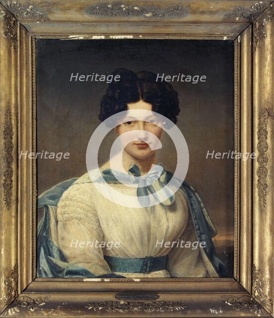 Mademoiselle Bernard-Léon, daughter of the actor, c1825. Creator: Henri-Francois Riesener.