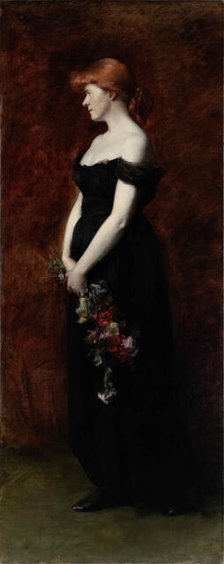 Portrait of the pianist Miss Mosher, c1887. Creator: Roederstein, Ottilie Wilhelmine (1859-1937).