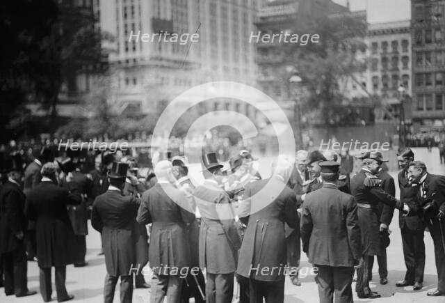 German officers in N.Y., between c1910 and c1915. Creator: Bain News Service.