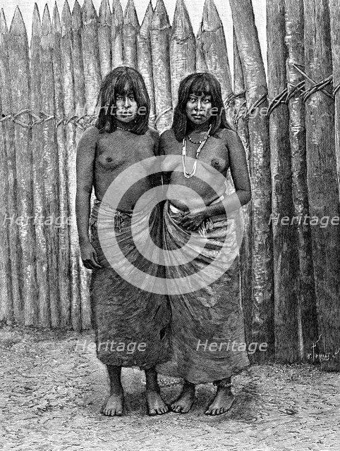 A couple of Gran Chaco Indian women, South America, 1895. Artist: Unknown