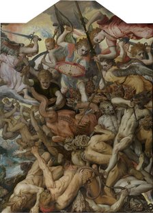 The Fall of the Rebel Angels, 1554. Creator: Floris, Frans, the Elder (1519-1570).