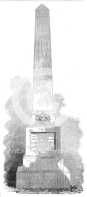 Monument to Lieut. H. E. Baines at Quebec, 1869. Creator: Unknown.