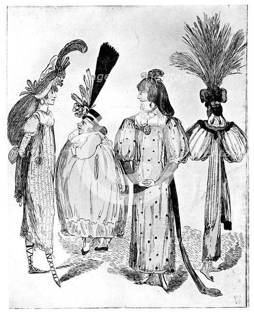 'Waggoners Frocks or No Bodys of 1795', 1795. Artist: Unknown