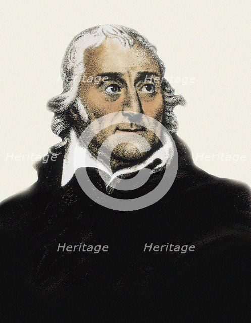 Portrait of the opera librettist and poet Lorenzo Da Ponte (1749-1838), .